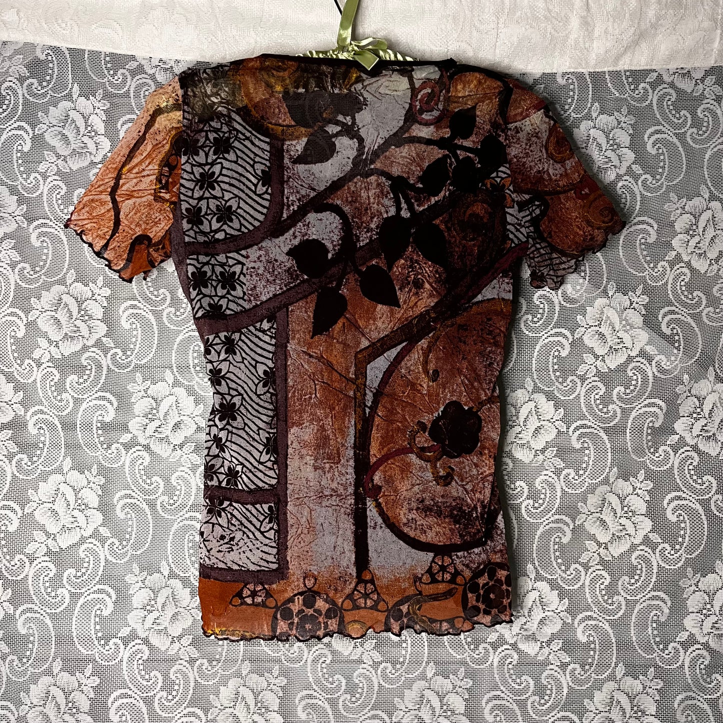 90s mesh abstract tee