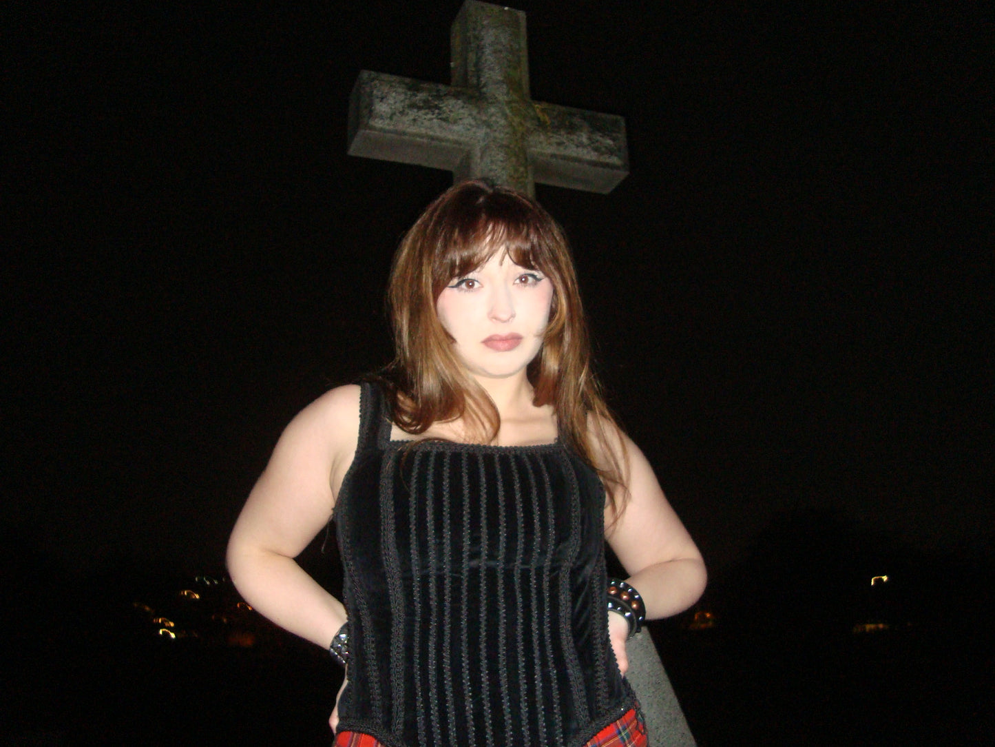 handmade velvet boned corset top