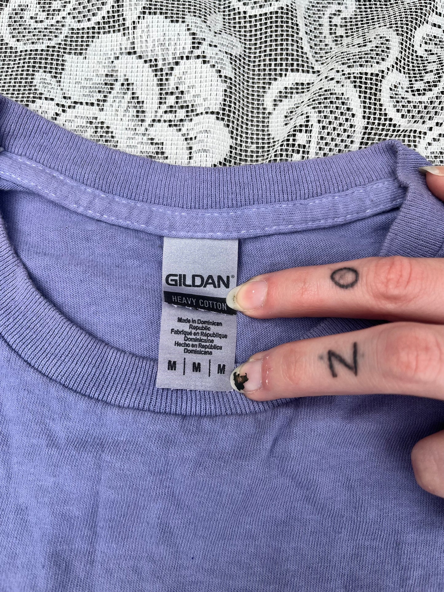 hand dyed purple ‘the smiths’ meat is murder tshirt