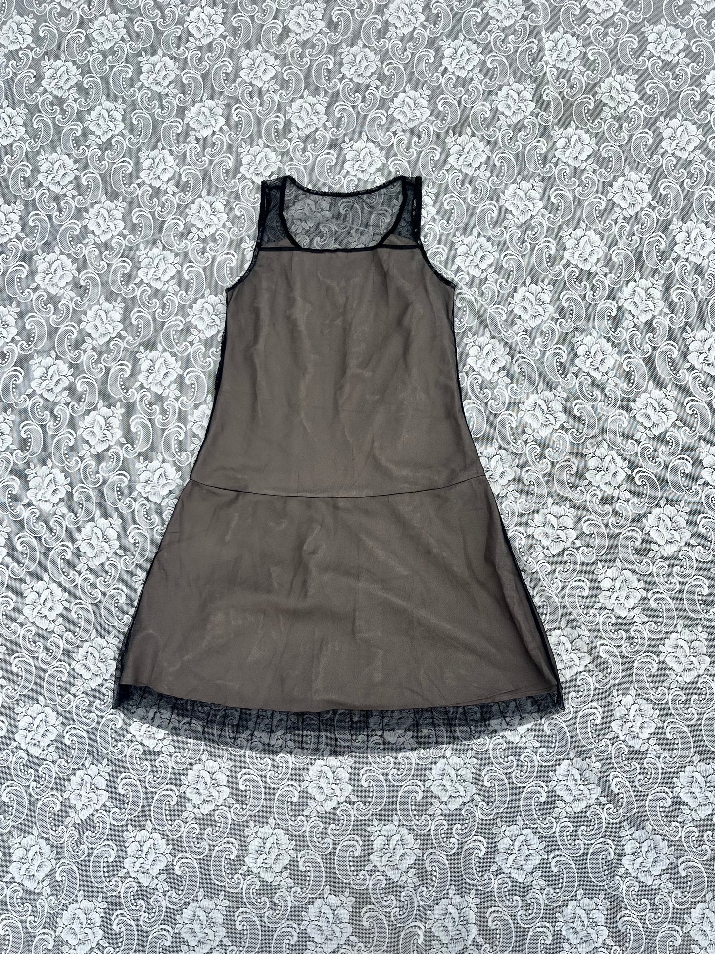 20s style beaded mesh dress